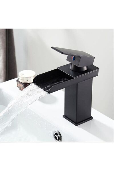 STARSTAR Lead-free brass waterfall basin faucet, single-hole hot and cold wat...