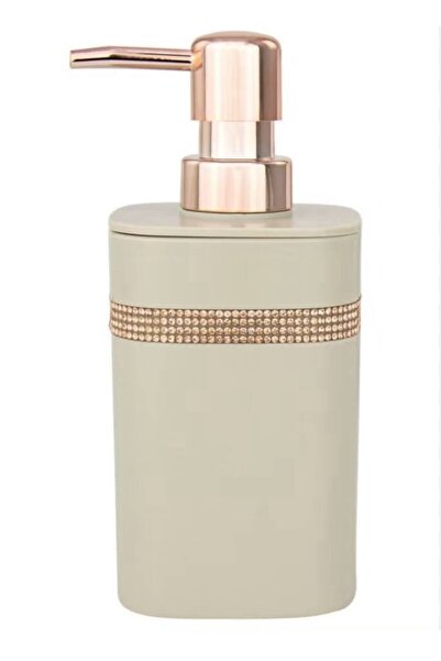 OVA Soap Dispenser (White/Gold) for Bathroom Sink, Handwash Dispenser for The...