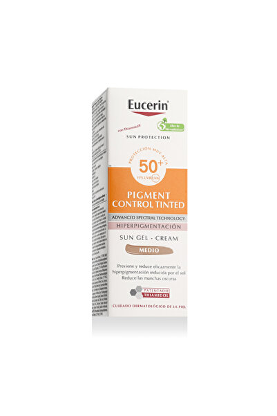 Eucerin Cremă-gel solară colorată cu control al pigmentului SPF 50+ 50 ml