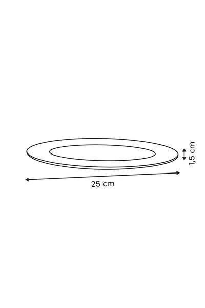 FİVE Farfurie, D.25 cm, Roz - Solea