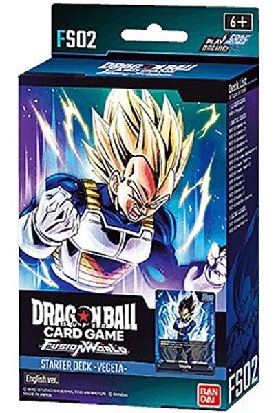 BANDAI Dragon Ball Super Fusion World Pachet de start FS02 Vegeta
