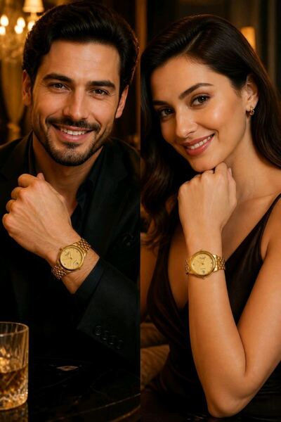Monalisa Home Premium Metal Strap Watch