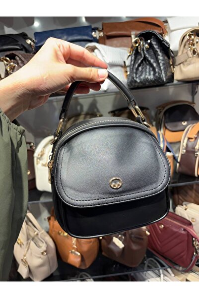 Çanta Trend Women's Soft Leather Look Bag with Flap Closure
