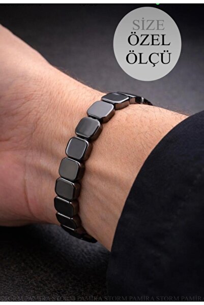 Luba Hematite Bracelet 8X8 mm Boxed