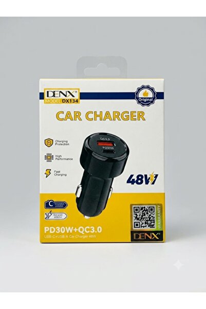 Generic Brand شاحن سيارة مزدوج سريع بقوة 48 واط - منفذ USB-C بقدرة 30 واط ومن...