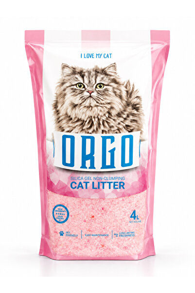 ORGO Silica Cat Litter - Baby Powder Scent - 4lt