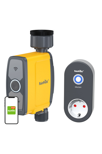 RAINPOINT Controler de irigare pentru grădină cu o singură zonă, cu aplicație