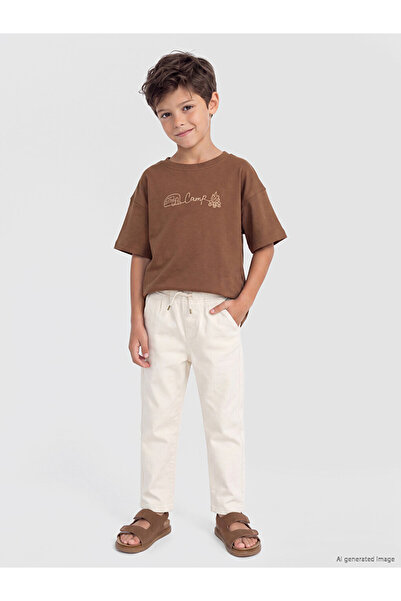 LC Waikiki Rmz Gi̇yi̇m Farkiyla Boys' Gabardine Trousers