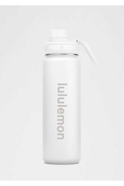 Generic Brand Lulu-Lemon Stainless Steel Thermos 710 ml (24 oz) Vacuum Insula...