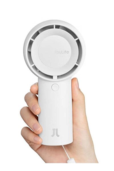 JISULIFE Handheld Turbo Fan, Mini Portable Hand Fan, 4000mAh USB Rechargeable...