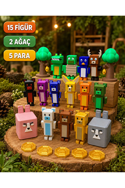 VRDCHLOE Super Bear Adventure Premium Oyun ve Diorama Set Özel renkler ve hay...