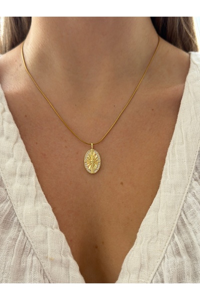 Pinery Jewels Minimal Design Stainless Steel Tarnish Resistant Women's Necklace