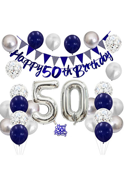 Generic Brand 50th Birthday Party Balloon Set