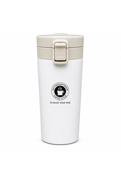 Generic Brand Travel Coffee Mug 380ml Stainless Steel Vacuum Insulated Tumble...