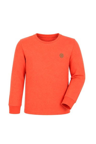 Ozmoz By Mukadder Özden Sürdürülebilir Turuncu Baharlık Erkek Çocuk İnce Sweatshirt