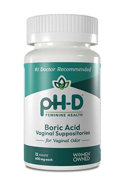 pH-D Feminine Health Support كبسولات حمض البوريك للصحة النسائية - 600 ملغ - م...