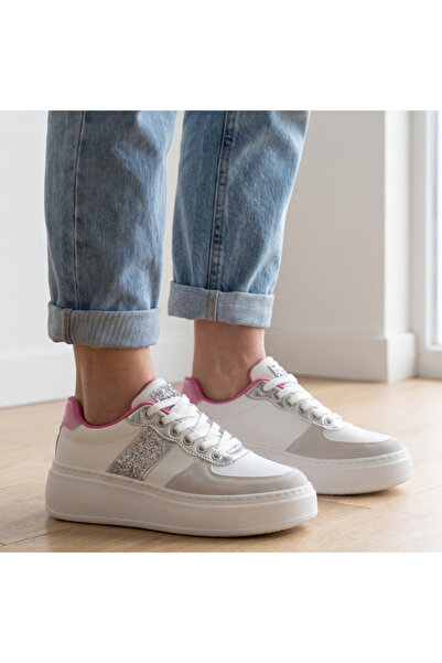 OEM Pantofi sport cu platformă damă, design minimalist, din piele ecologică, ...