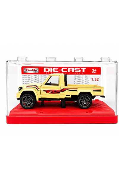 Tian Du 1:32 Scale Diecast Metal Car Model with Acrylic Display Box - Pull Ba...