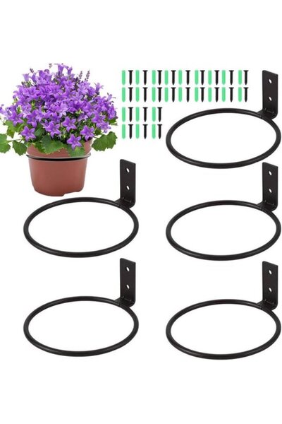Morvena Picks - suporturi de perete pentru ghivece de flori set de 6 piese pe...