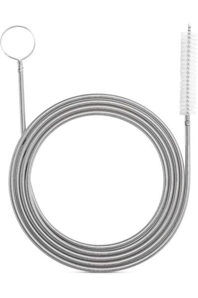 STARSTAR Powerful spring version, 61-inch stainless steel and nylon pipe cleaner