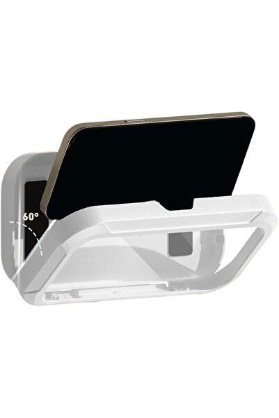 Morvena Picks Suport pentru telefon de dus - ABS Wall-Mount - 19,8x11x3,7 cm ...