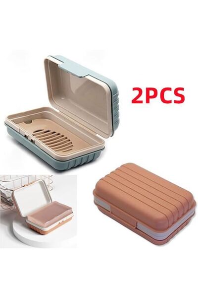 STARSTAR Soap dishes - 2-pack - Plastic - Portable - With lid