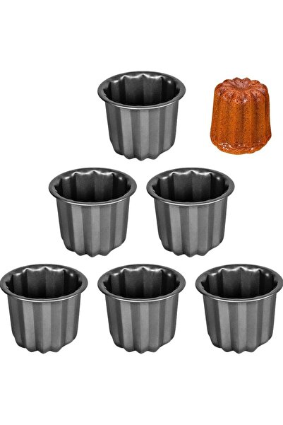 STARSTAR 6-piece baking mold set, non-stick pan mold, mini cake mold, pastry ...