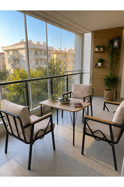 DORUK HOME Rüya model, Balkon, Bahçe, Cafe, Balkon takımı, oturma grubu, Meta...