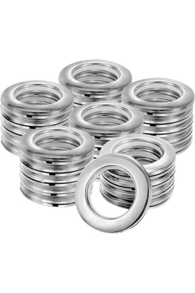 STARSTAR Curtain rings, 50-pack, canvas rings, 42mm inner diameter, low noise...