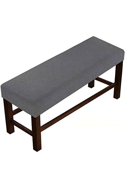 STARSTAR Elastic dining bench cover, jacquard spandex bench seat cover, remov...