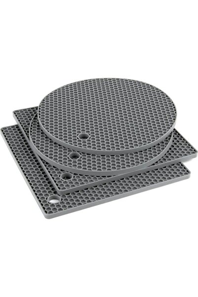 STARSTAR Gray heat-resistant mat – kitchen heat-resistant mat, silicone heat-...