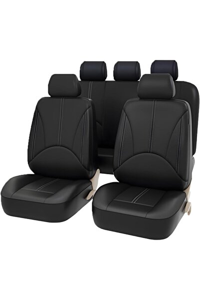 STARSTAR 9-piece front and rear seat cover set, full waterproof car seat cove...