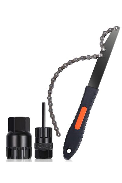 STARSTAR Bicycle chain slip tool kit, bicycle chain whip, chain link and chuc...