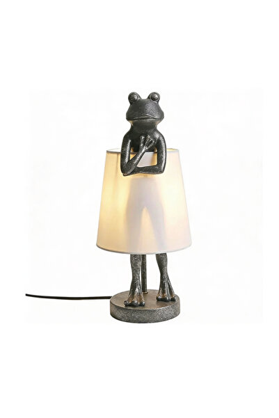ٍSiera Light Frog Lamp Grey Crossed Arms E 27