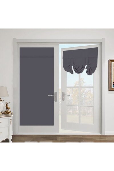 STARSTAR Blackout Door Curtain - No Drilling Required - 66 x 173 cm - Multico...