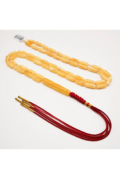 Generic Brand Kaliningrad Amber Shawaib Rosary – 52Beads 14.5×7mm Barrel Pray...