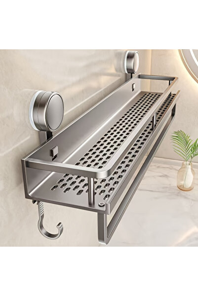 STARSTAR Heavy-Duty Rust-Proof Shower Caddy with Towel Hooks (No Drilling Req...