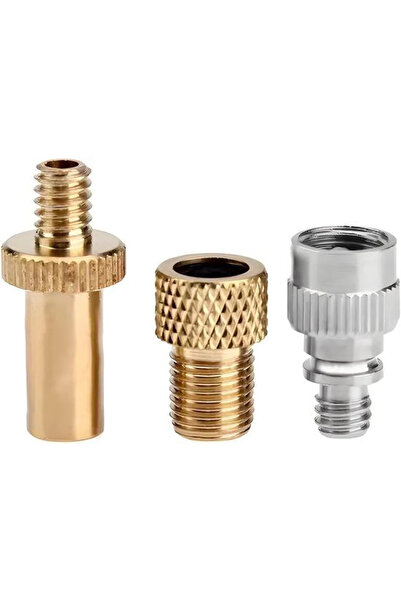 STARSTAR Valve adapter kit, 3 pieces – bicycle valve to car valve – suitable ...