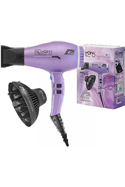 Parlux Alyon Lilac Επαγγελματικό Σεσουάρ Μαλλιών + Magic Sense Διαχύτης 2250W