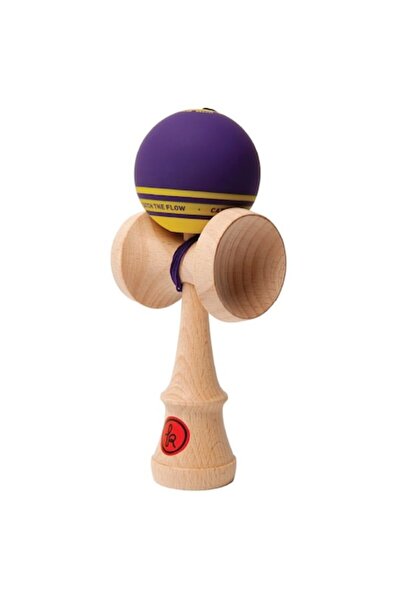 OEM Kendama Record Mov, Base cup, cupe mari, 18, 5 cm+ set ata cadou Mov