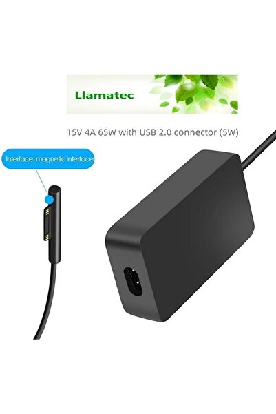 RedX Tech Llamatec Surface Pro Charger Compatible with Microsoft Surface Pro ...
