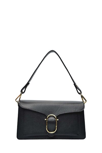 SimpleFind Anna Luchini Geanta piele -Corina-Negru,Geanta de umar piele natur...