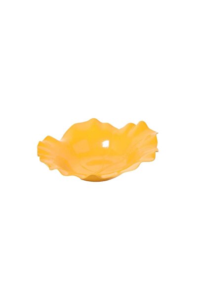 China Plastic Round Leaf Shaped Plate 27cm