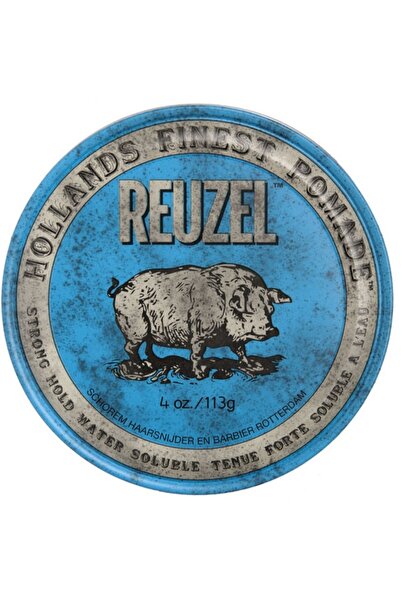 Reuzel Styling Blue Pomade Strong Hold – hair pomade with medium hold and shi...