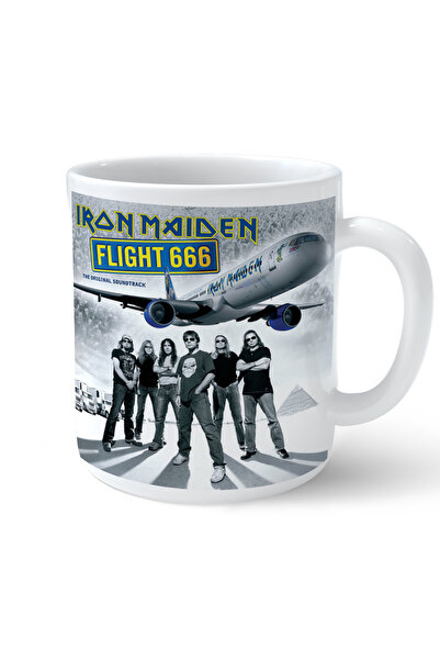 ART HEDİYE كوب مطبوع عليه الأغاني الأصلية من ألبوم Iron Maiden Flight 666