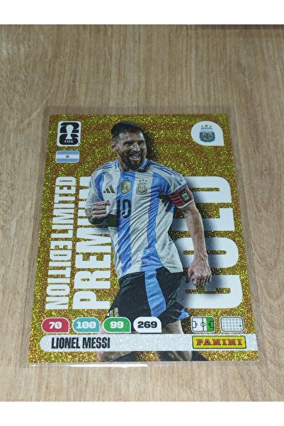Panini Lionel Messi Gold Limited Edition