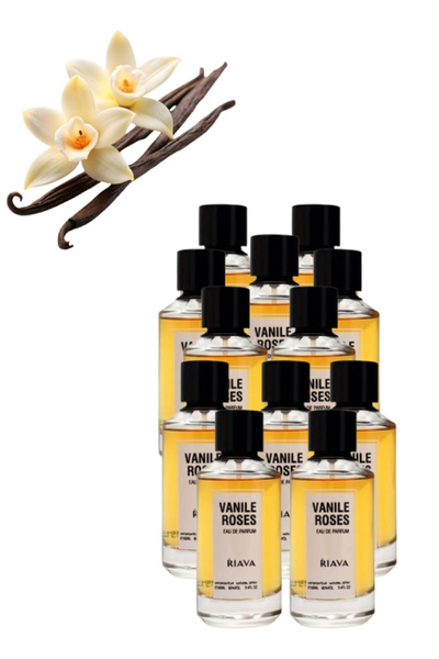RIAVA 12 قطعة عطر فانيل روزز 100 مل