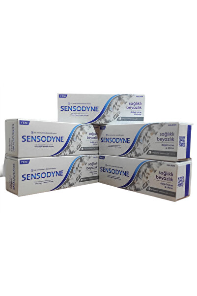 Sensodyne SAĞLIKLI BEYAZLIK DİŞ MACUNU 50 ML X 5 ADET