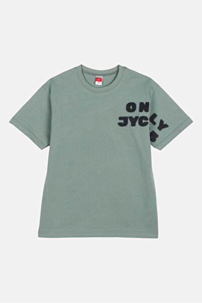 JOYCE Μπλούζα κοντομάνικη αγόρι "Only Jyc" μέντα