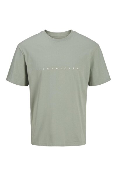 Jack & Jones Μπλούζα κοντομάνικη ανδρική "Estar" μέντα
